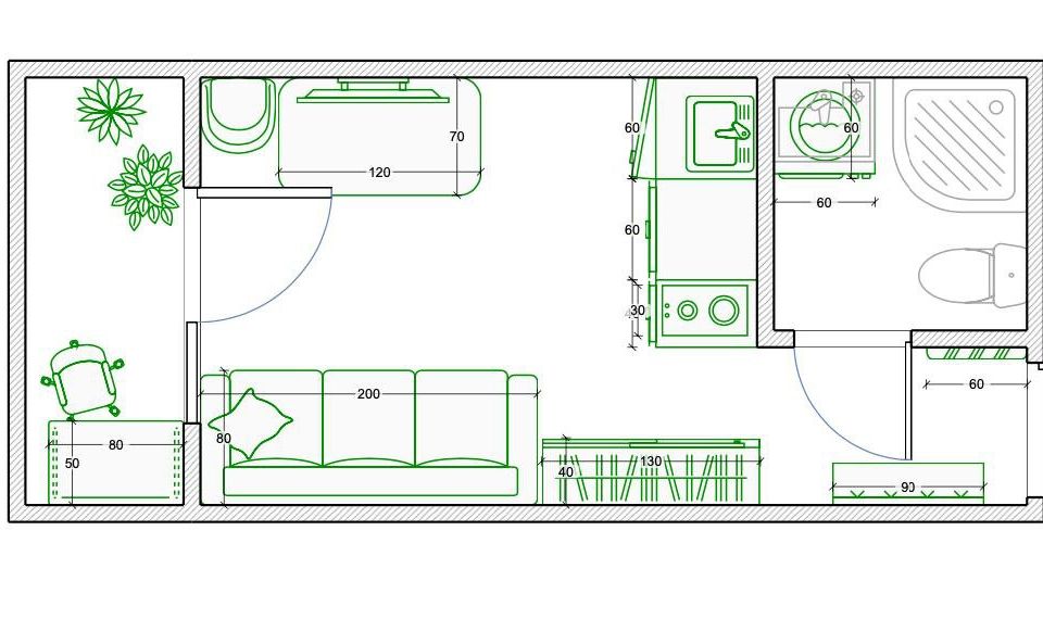 Продаётся студия, 17.5 м²