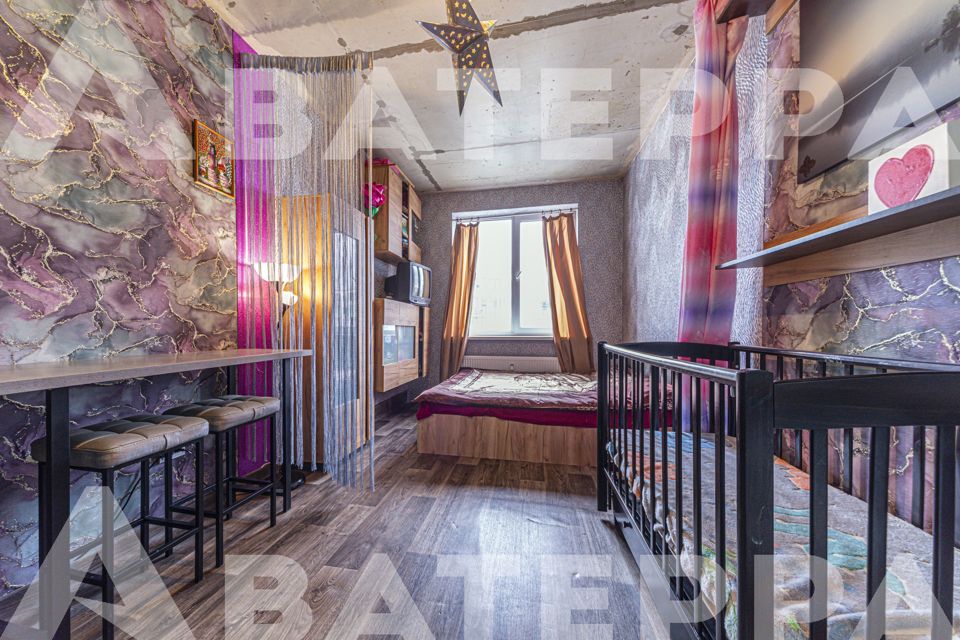 Продаётся 1-комнатная квартира, 34 м²