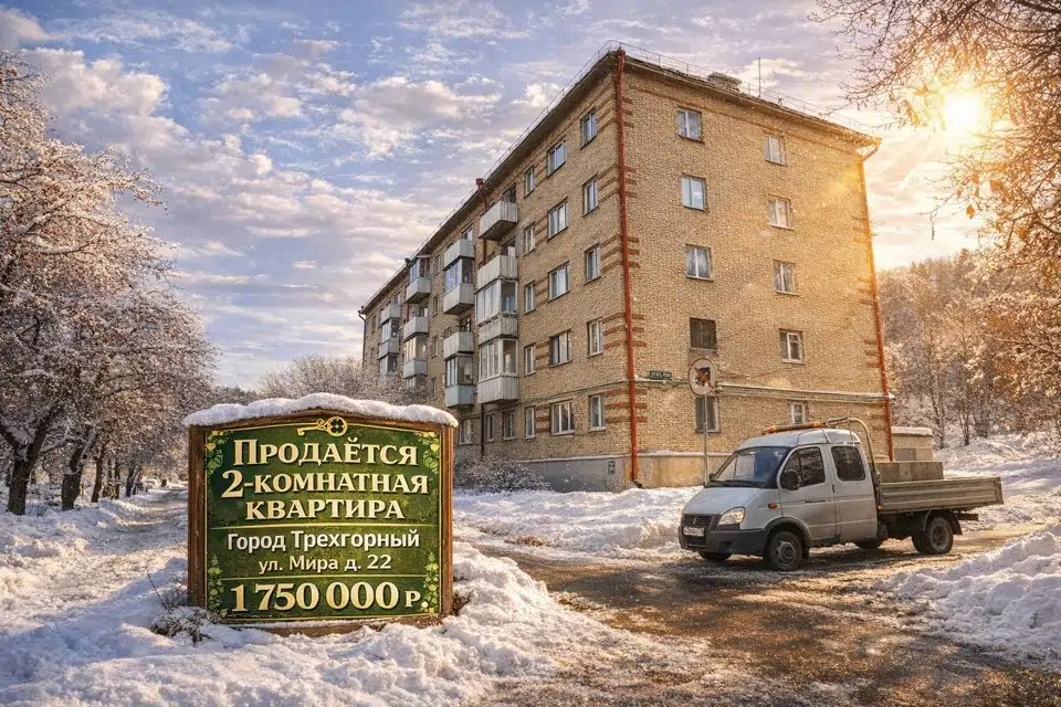 Продаётся 2-комнатная квартира, 41.4 м²
