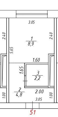 Продаётся студия, 15.9 м²