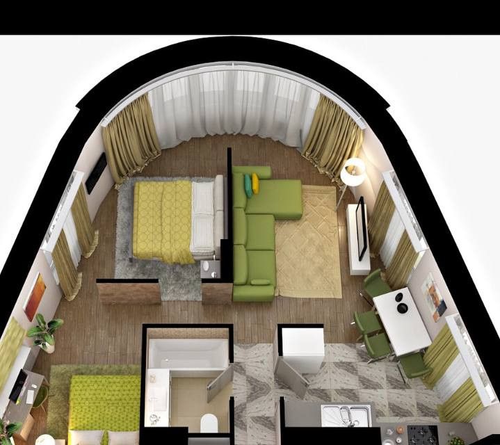 Продаётся 3-комнатная квартира, 56 м²