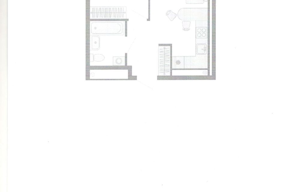 Продаётся 1-комнатная квартира, 38 м²