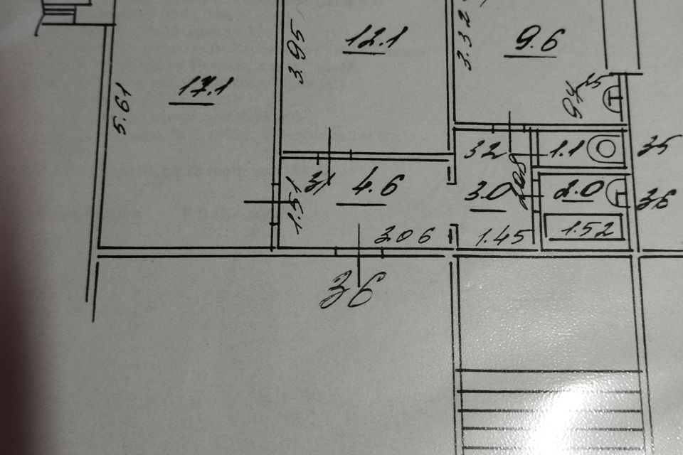 Продаётся 2-комнатная квартира, 50.2 м²