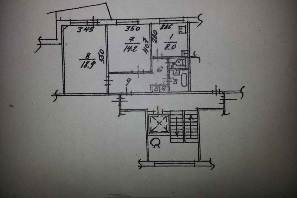 Продаётся 2-комнатная квартира, 54 м²