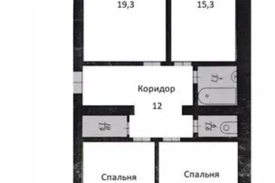 Продаётся 3-комнатная квартира, 88.2 м²
