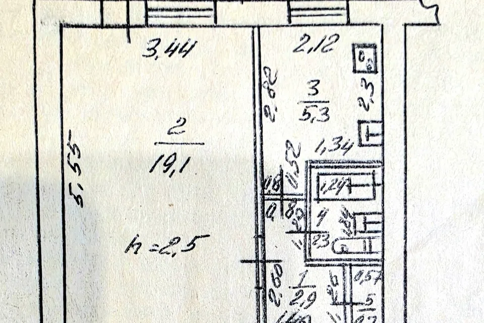 Продаётся 1-комнатная квартира, 31 м²