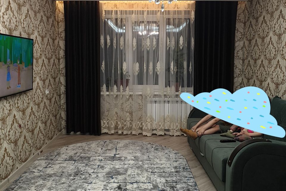 Продаётся 2-комнатная квартира, 53.6 м²