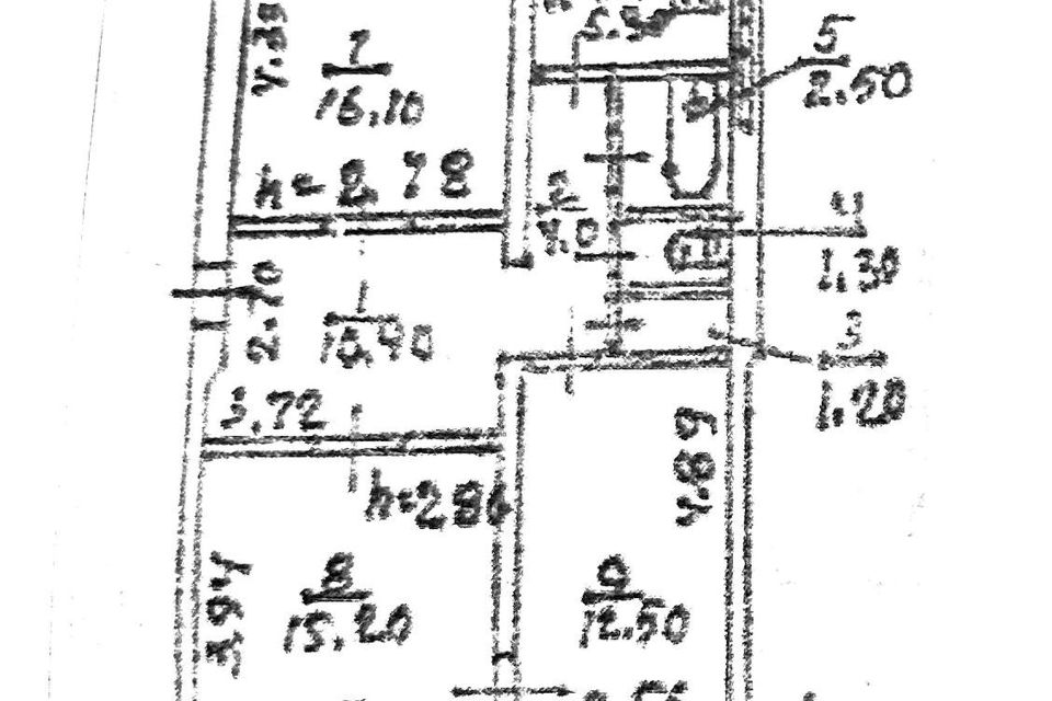 Продаётся 3-комнатная квартира, 69 м²