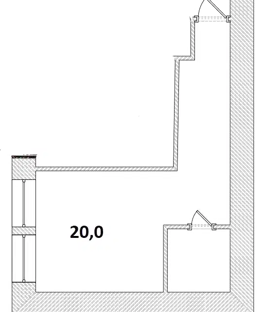 Продаётся студия, 20 м²