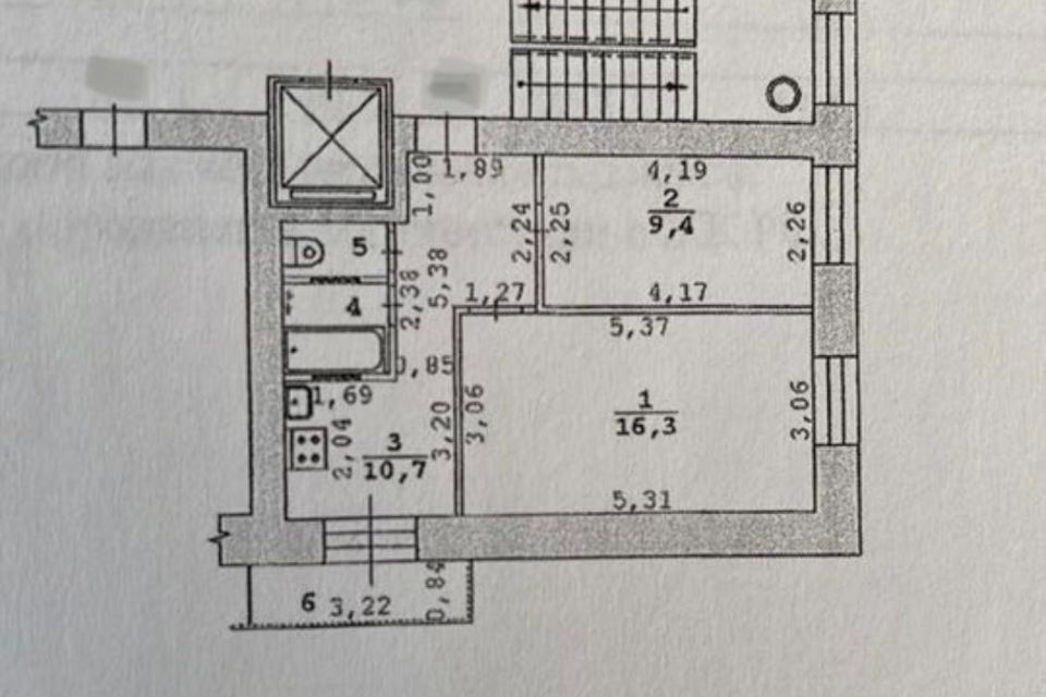 Продаётся 2-комнатная квартира, 40.1 м²