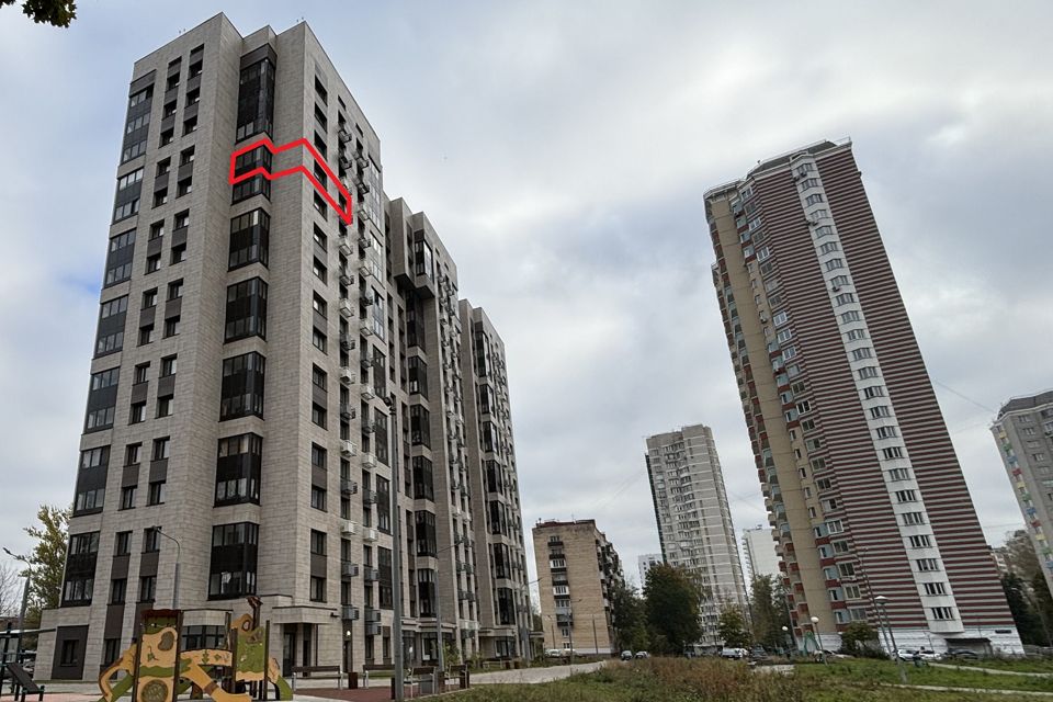 Продаётся 1-комнатная квартира, 48.9 м²