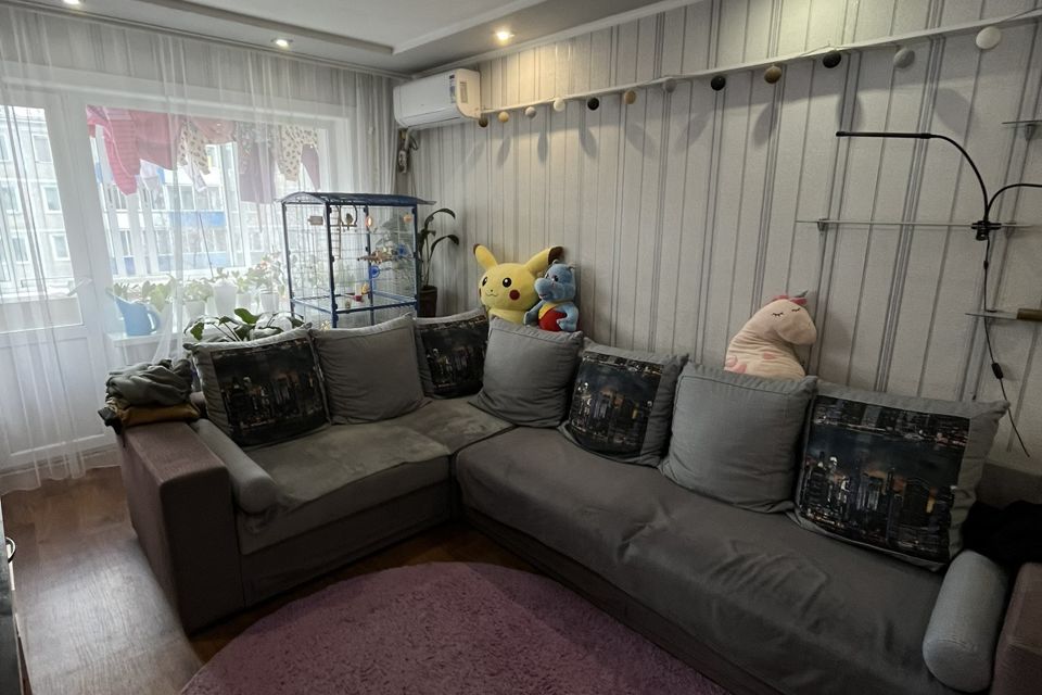 Продаётся 3-комнатная квартира, 58 м²