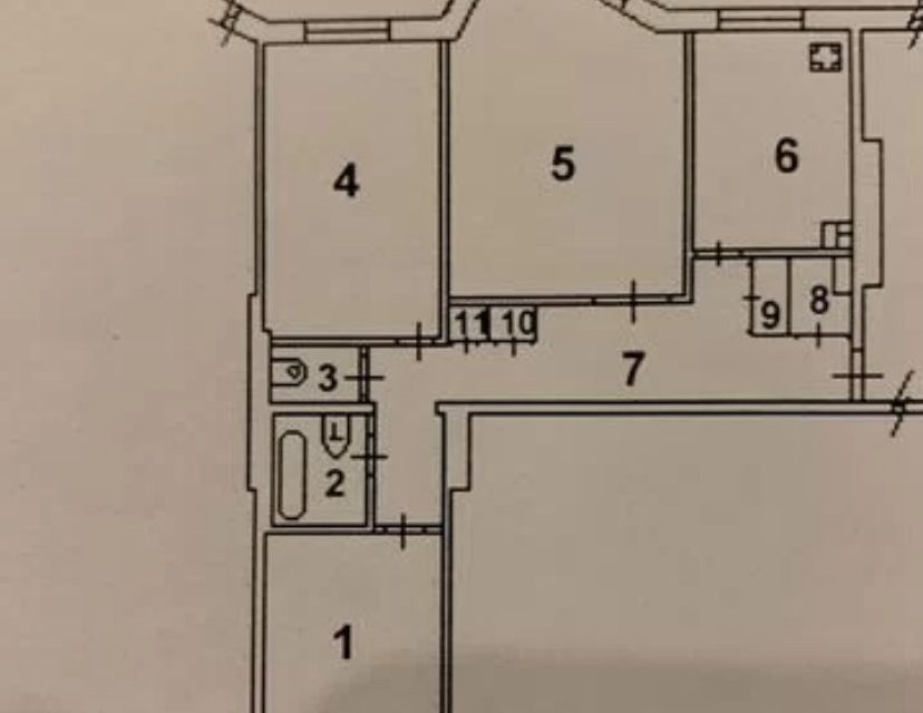 Продаётся 3-комнатная квартира, 70.8 м²
