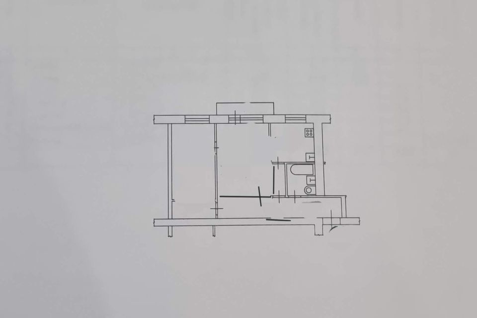 Продаётся 2-комнатная квартира, 43.5 м²