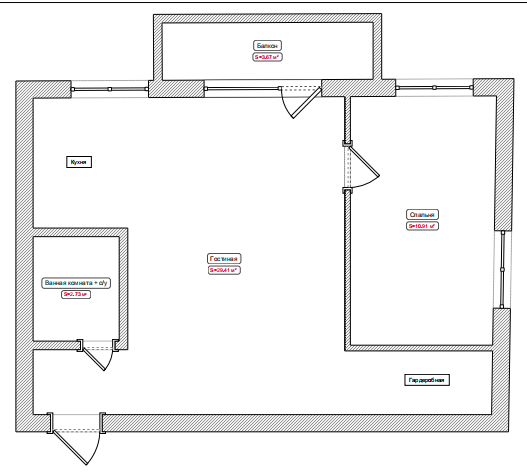 Продаётся 2-комнатная квартира, 41 м²
