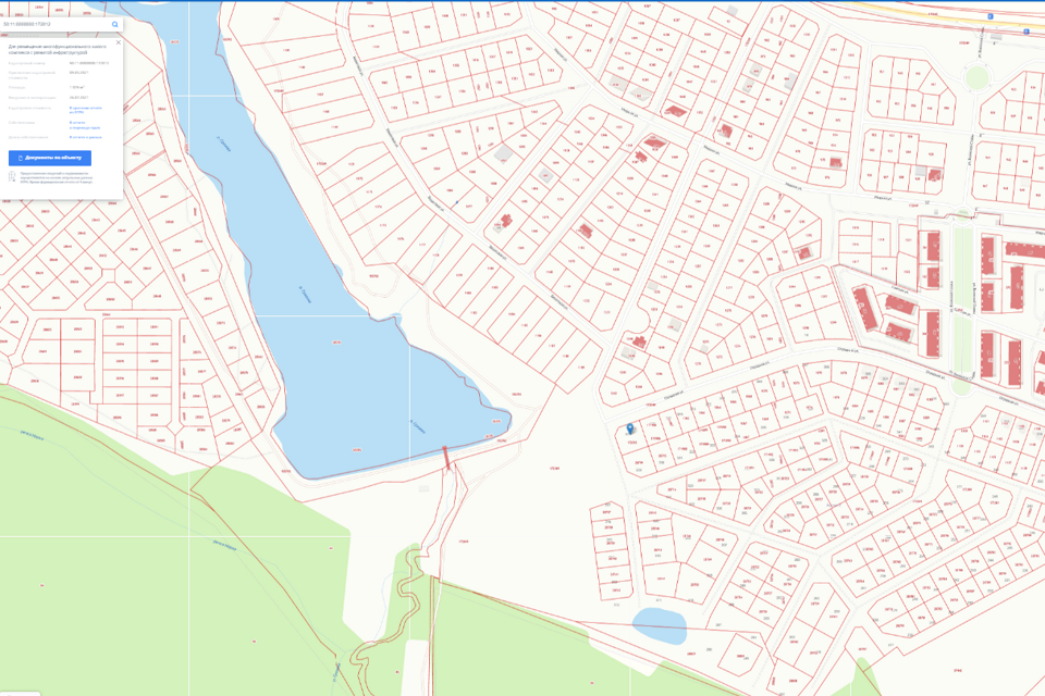 Кадастровая карта нефедьево красногорский