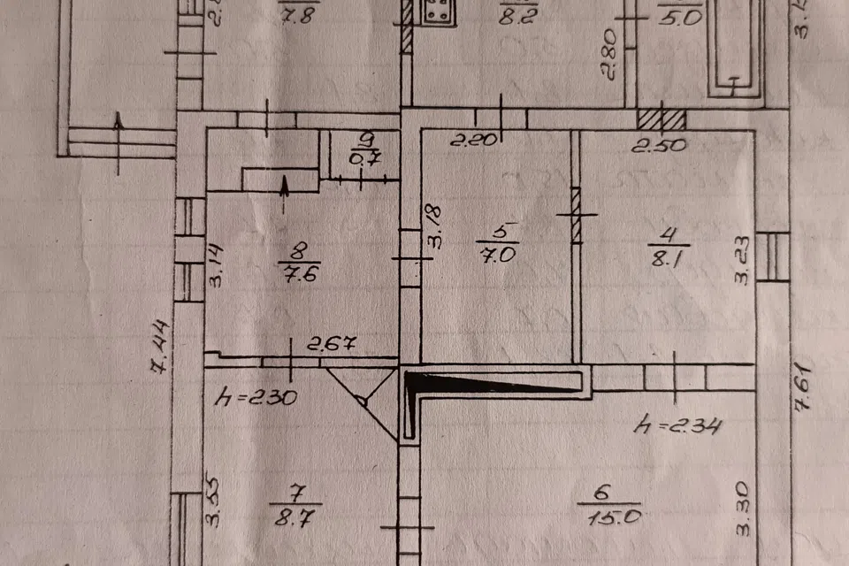Продаётся 1-этажный дом, 68.1 м²