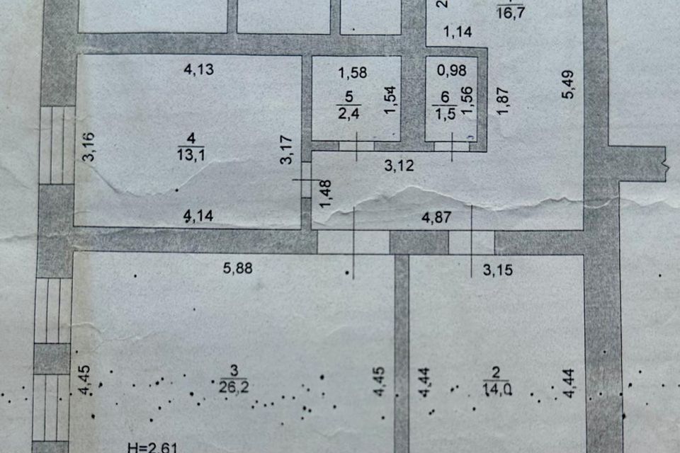 Продаётся 2-комнатная квартира, 73.9 м²
