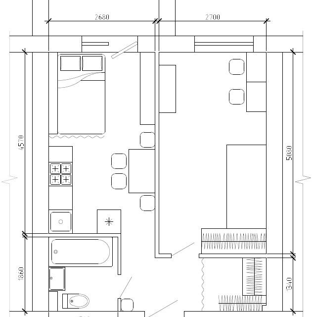 Продаётся 1-комнатная квартира, 34.4 м²