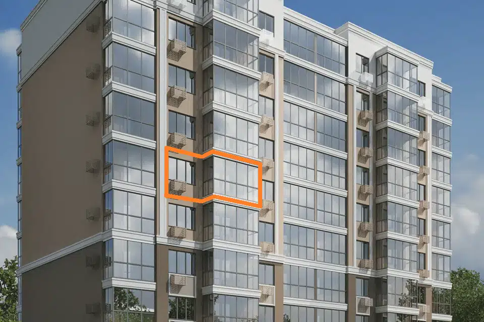 Продаётся 1-комнатная квартира, 41.9 м²