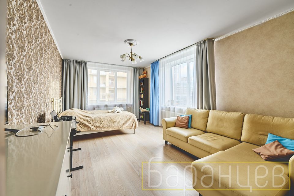 Продаётся 1-комнатная квартира, 44.2 м²