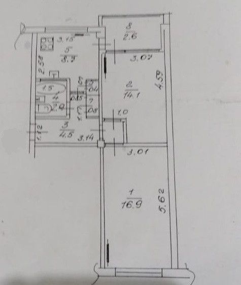 Планировки квартир воровского Купить 2-Комнатную Квартиру Без Ремонта в Изумрудном переулке (Сочи) - предложен