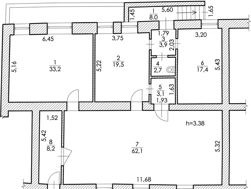Продаётся помещение своб. назначения, 163 м²
