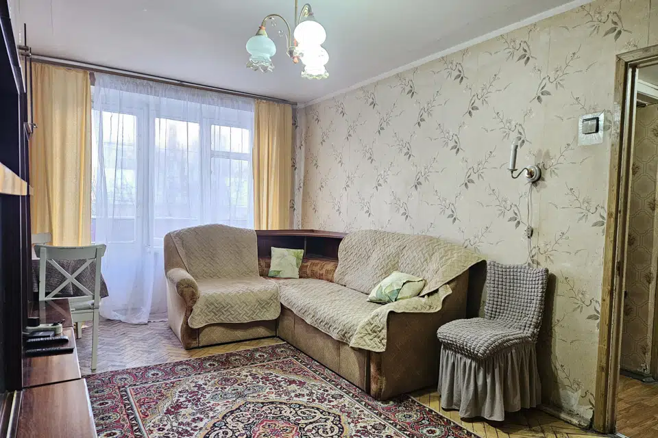 Продаётся 3-комнатная квартира, 56.6 м²