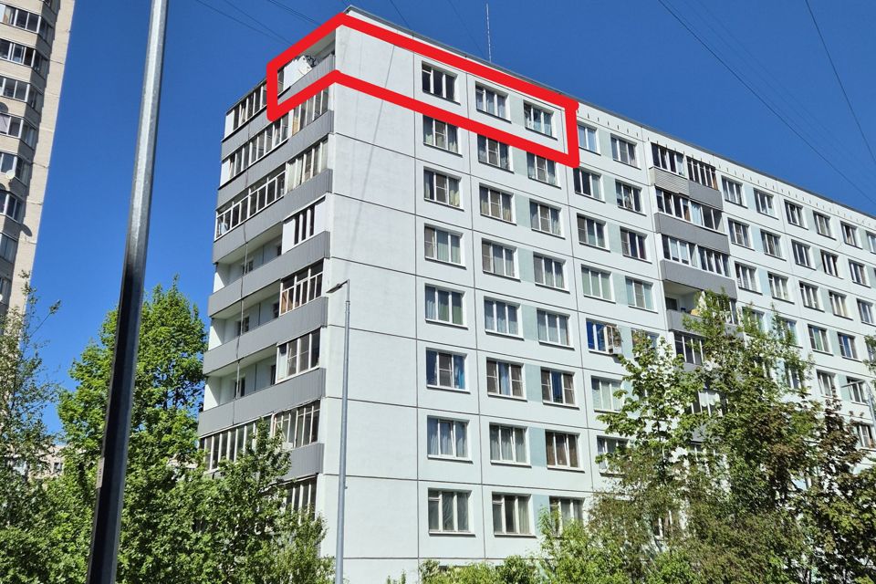 Продаётся 3-комнатная квартира, 54.3 м²