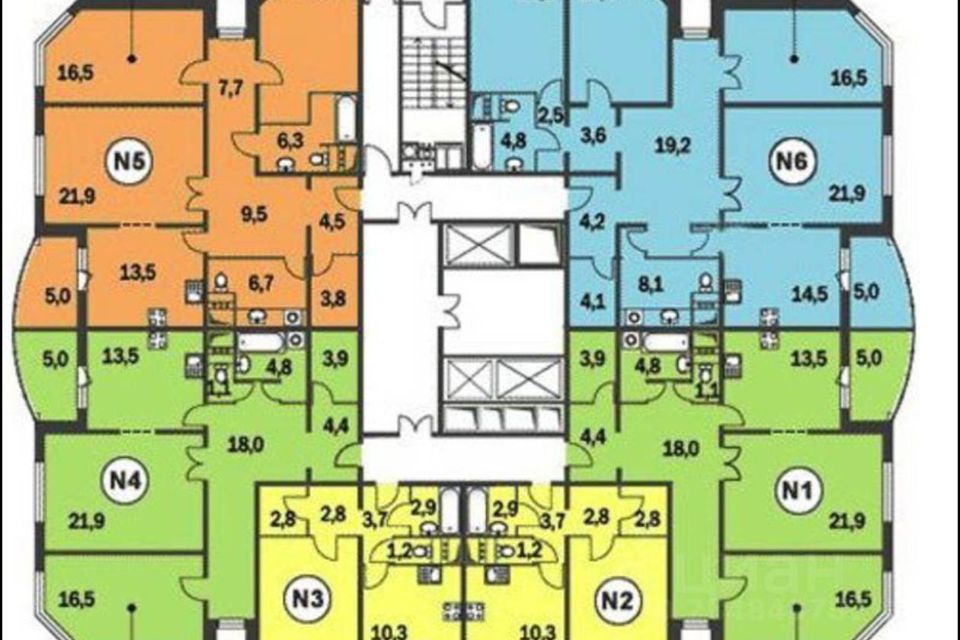Продаётся 3-комнатная квартира, 107.2 м²