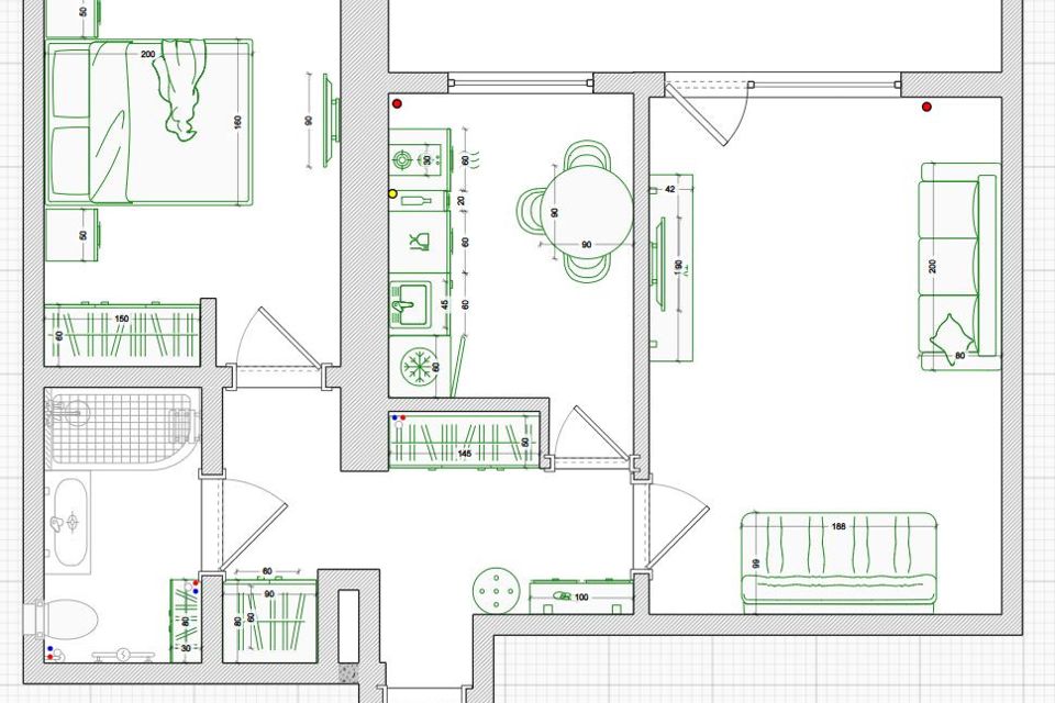 Продаётся 2-комнатная квартира, 48.3 м²
