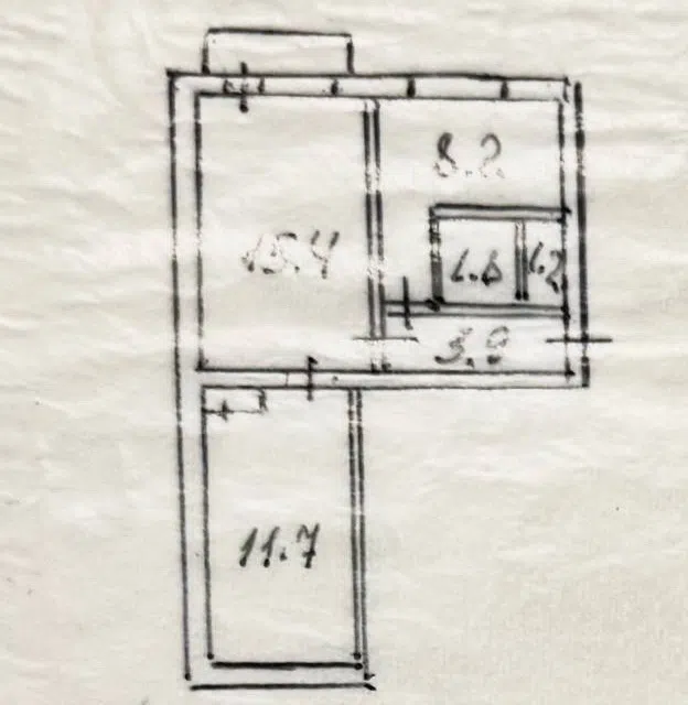 Продаётся 2-комнатная квартира, 42.6 м²