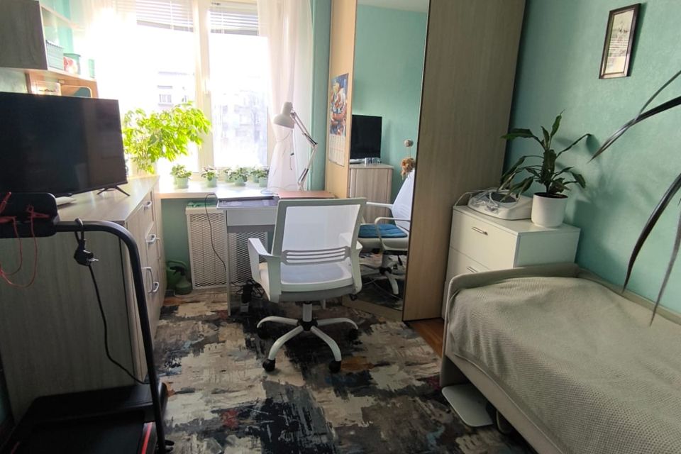 Продаётся 3-комнатная квартира, 59.9 м²