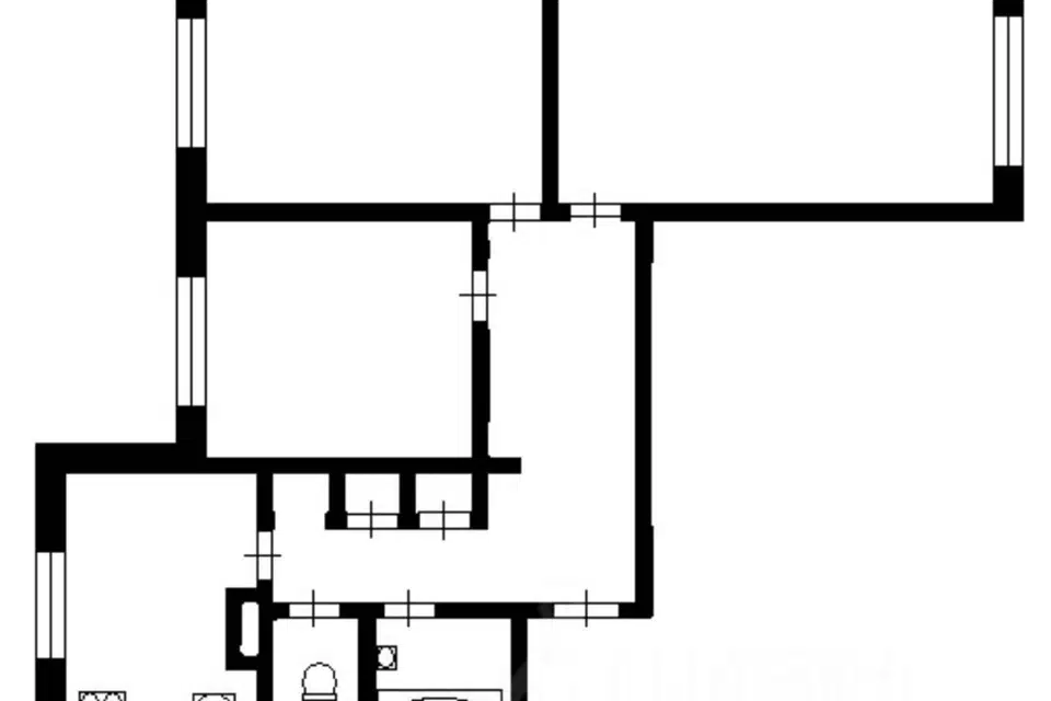 Продаётся 3-комнатная квартира, 73.6 м²