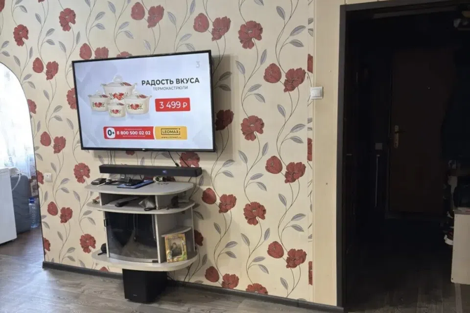 Продаётся 3-комнатная квартира, 57.4 м²