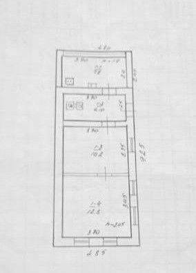 Продаётся 1-этажный дом, 32.4 м²
