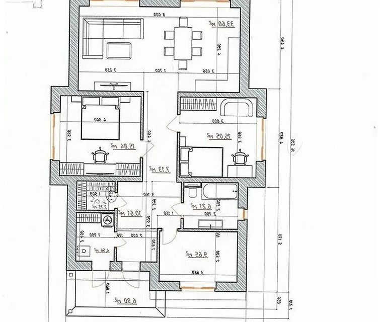 Продаётся 1-этажный дом, 124 м²