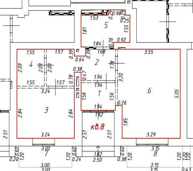 Продаётся 1-комнатная квартира, 47 м²