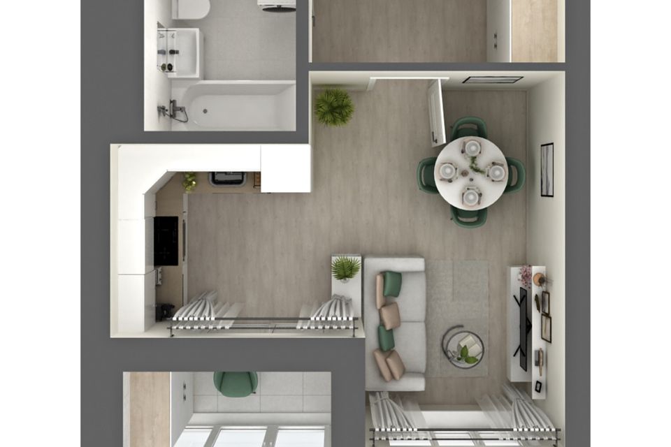 Продаётся студия, 28.16 м²