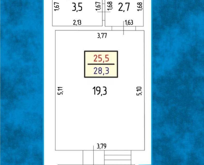 Продаётся студия, 28.3 м²