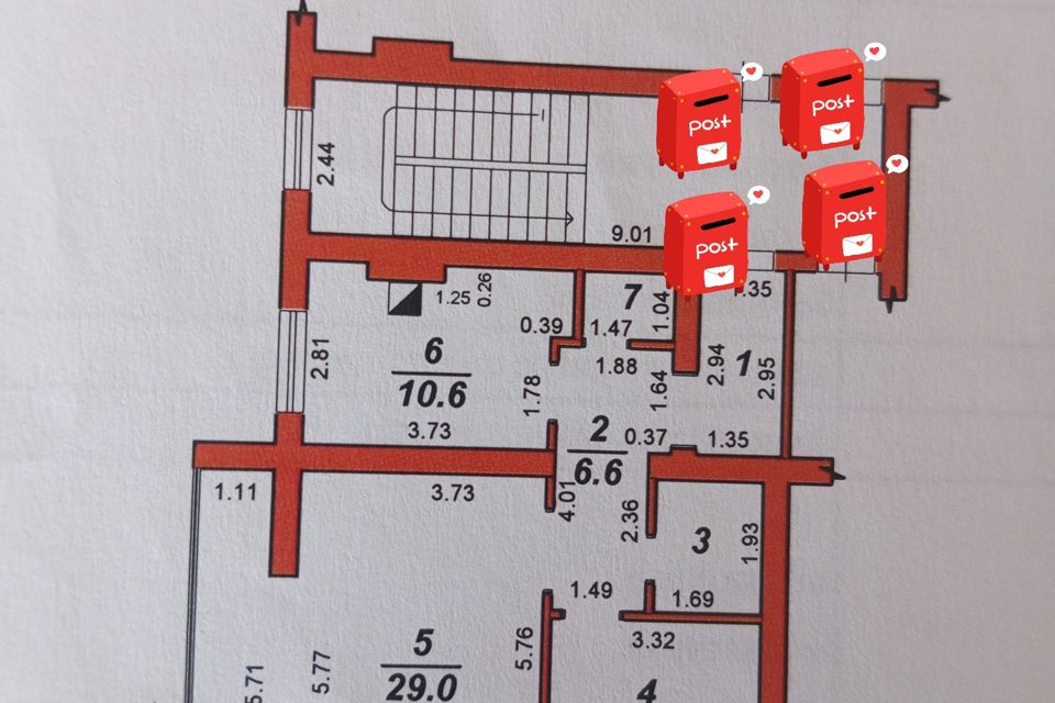 Продаётся 2-комнатная квартира, 67.2 м²