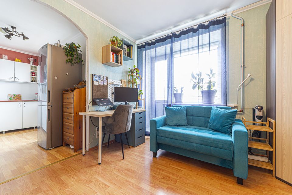 Продаётся 1-комнатная квартира, 37 м²