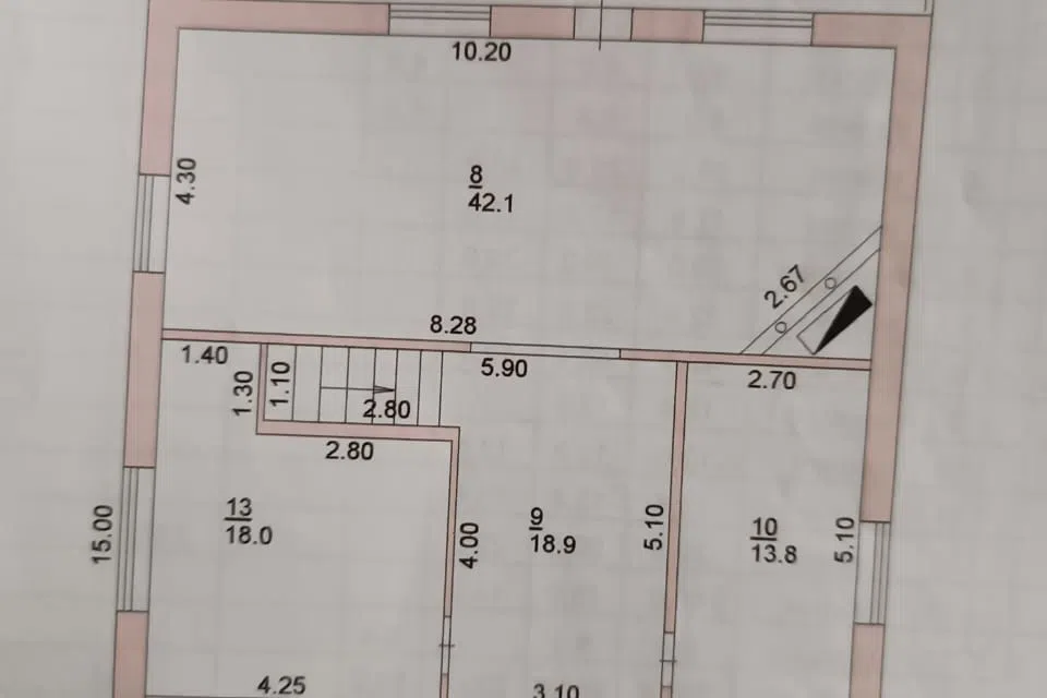 Продаётся 2-этажный дом, 281.6 м²