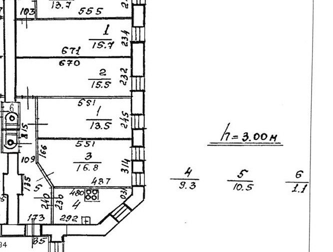 Продаётся комната в 3-комн. квартире, 15.5 м²