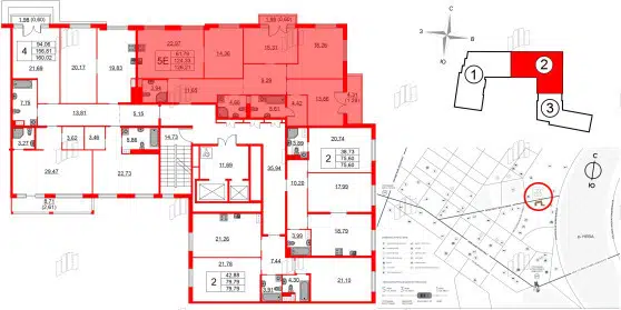 Продаётся 4-комнатная квартира, 126 м²