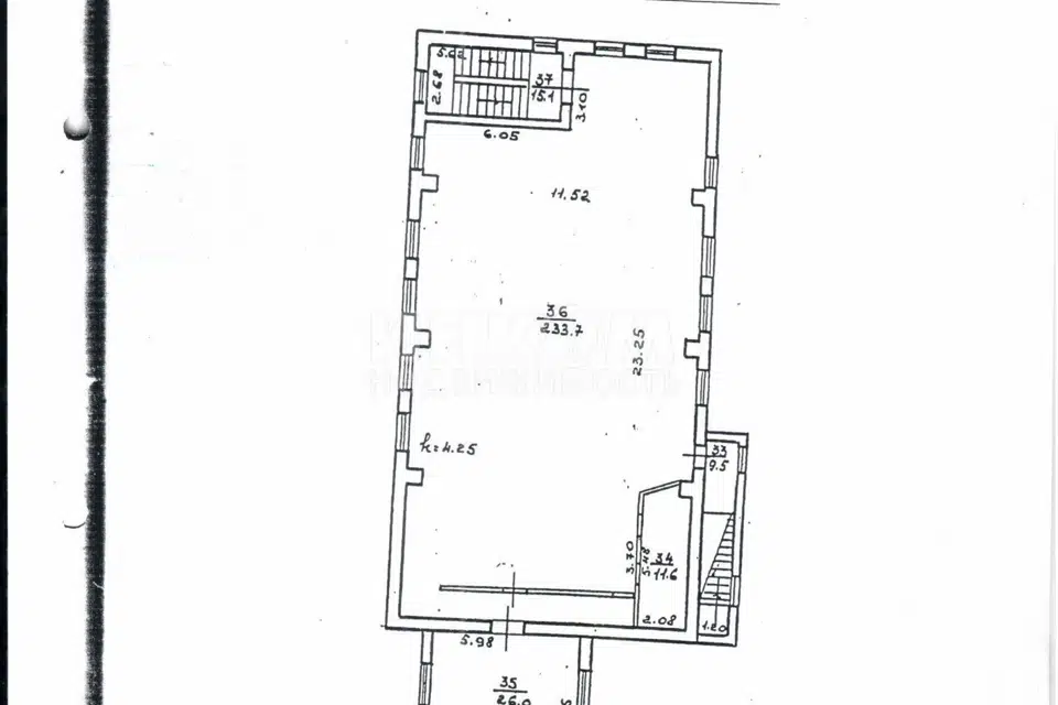 Продаётся помещение своб. назначения, 1277 м²