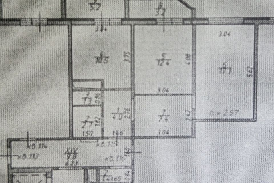 Продаётся 2-комнатная квартира, 55.4 м²