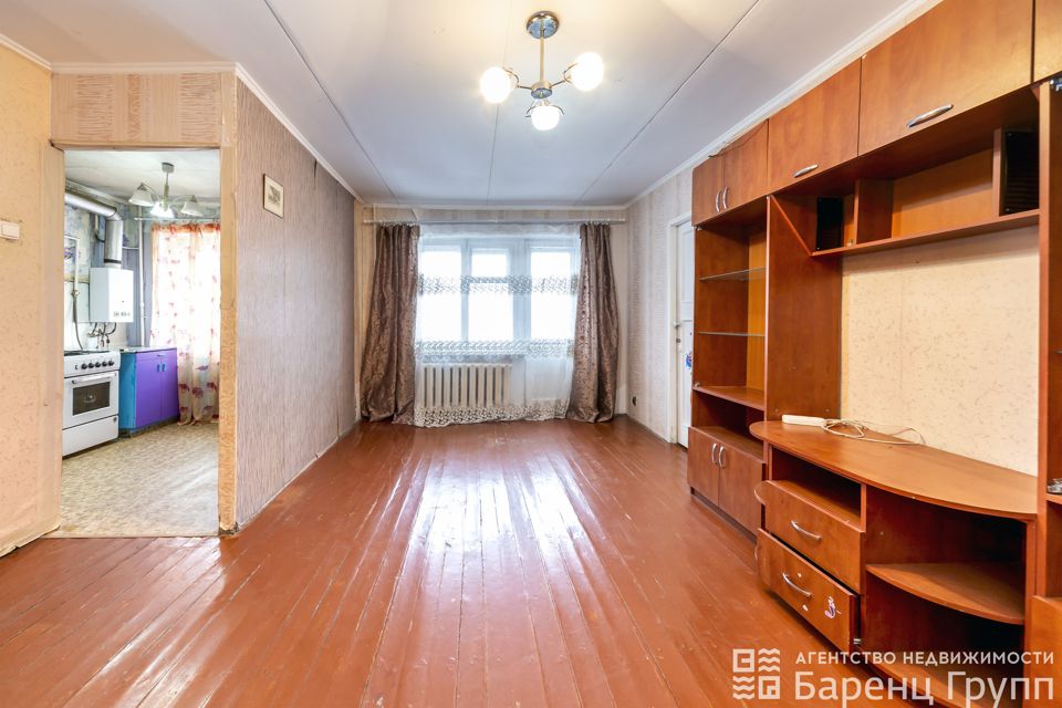 Продаётся 2-комнатная квартира, 43.7 м²