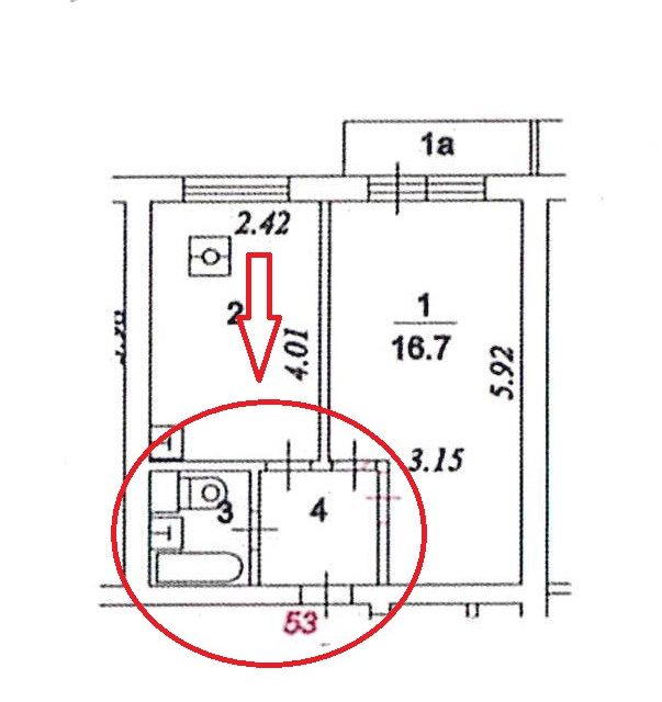 Продаётся комната в 1-комн. квартире, 12.5 м²