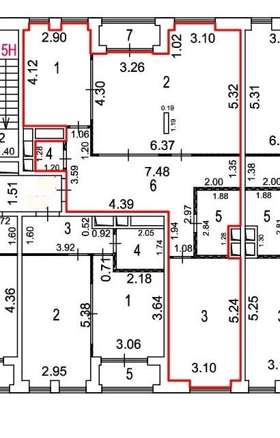 Продаётся 3-комнатная квартира, 85.6 м²